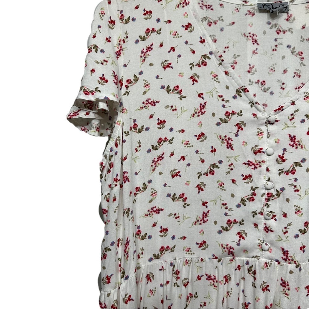 J for Justify Floral Dress 1X Boho Cottagecore Country Western Style Dress - Picture 7 of 16